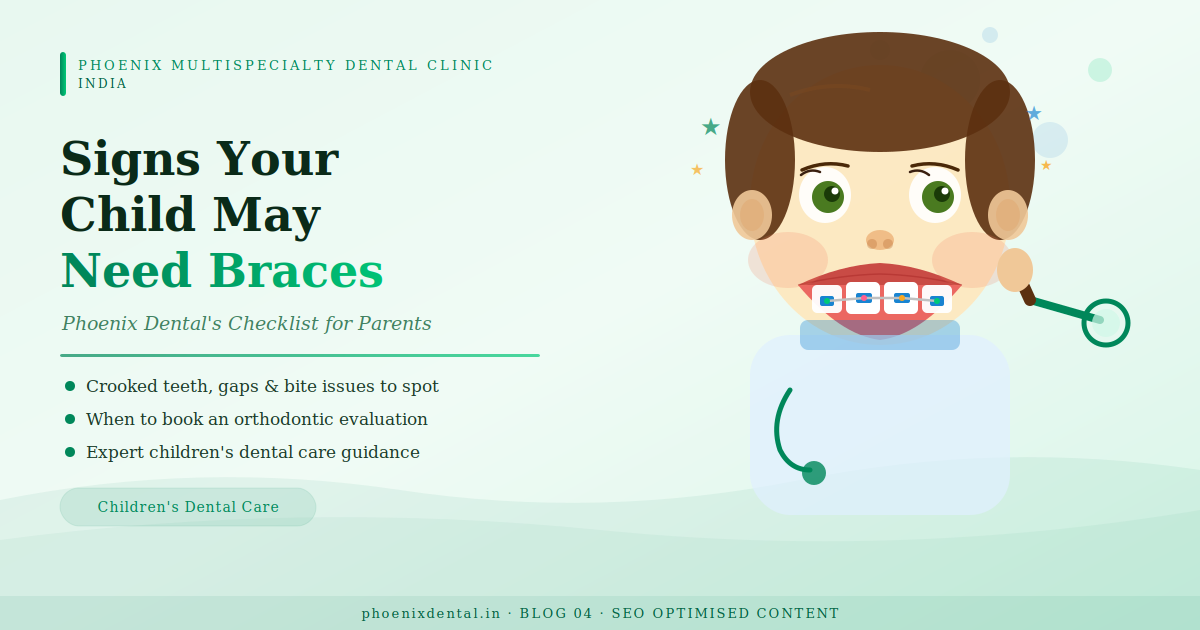 Signs Your Child May Need Orthodontic Evaluation — Phoenix Dental’s Checklist for Parents